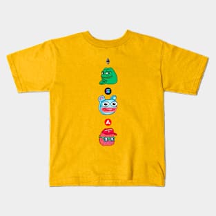 Meme Coin Token Kids T-Shirt